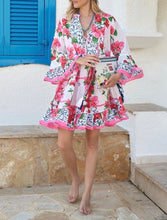 Lade das Bild in den Galerie-Viewer, Antica Sartoria Boho Minikleid