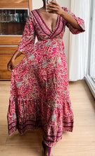 Afbeelding in Gallery-weergave laden, Bedrucktes Boho Maxikleid