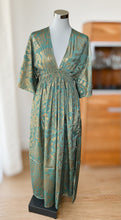 Carica l'immagine nel visualizzatore di Gallery, Damen Sommer Seide Boho Maxikleid