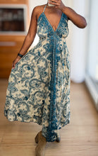 Afbeelding in Gallery-weergave laden, Damen Ibiza Boho Rückenfreies Maxikleid