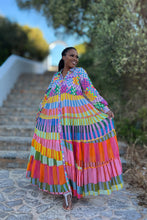 Lade das Bild in den Galerie-Viewer, Gold & Silver Cuba Sommer Maxikleid
