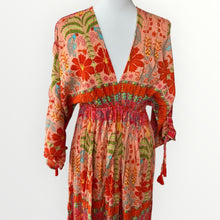Afbeelding in Gallery-weergave laden, Piti Cuiti Maxikleid mit Blumen Mustern