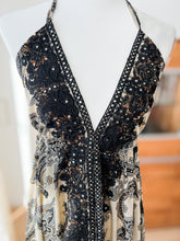 Afbeelding in Gallery-weergave laden, Damen Ibiza Boho Rückenfreies Maxikleid