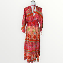 Afbeelding in Gallery-weergave laden, Piti Cuiti Maxikleid mit Blumen Mustern