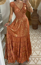 Carica l'immagine nel visualizzatore di Gallery, Damen Sommer Seide Boho Maxikleid