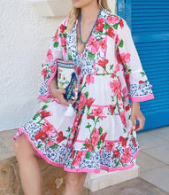 Lade das Bild in den Galerie-Viewer, Antica Sartoria Boho Minikleid