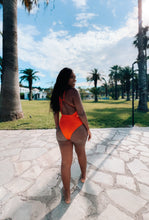Afbeelding in Gallery-weergave laden, Gepolstert Damen Badeanzug mit Cut Out