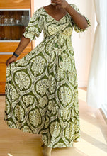 Afbeelding in Gallery-weergave laden, Damen Boho Seide Maxikleid