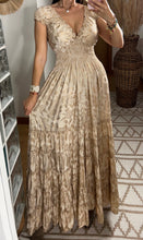 Carica l'immagine nel visualizzatore di Gallery, Damen Sommer Seide Boho Maxikleid