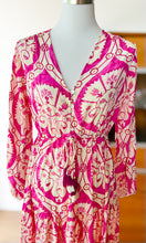 Afbeelding in Gallery-weergave laden, Damen Sommer Boho Seide Maxikleid