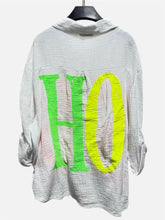 Lade das Bild in den Galerie-Viewer, Damen Musselin Bluse Hemd SOHO Print - Made in Italy