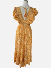 Carica l'immagine nel visualizzatore di Gallery, Damen Sommer Ibiza Boho Seide Maxikleid