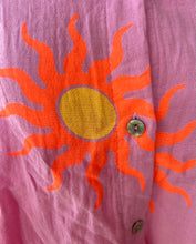 Afbeelding in Gallery-weergave laden, Damen Musselin Hemd Sonne Pink