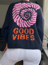 Load image into Gallery viewer, Ladies Cardigan Good Vibes