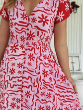 Carica l'immagine nel visualizzatore di Gallery, Damen Boho Sommer Maxikleid mit Blumenmuster - Jaase