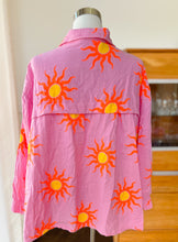 Afbeelding in Gallery-weergave laden, Damen Musselin Hemd Sonne Pink