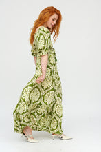 Afbeelding in Gallery-weergave laden, Damen Boho Seide Maxikleid