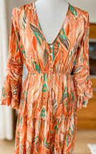 Afbeelding in Gallery-weergave laden, Damen Sommer Boho Seide Maxikleid