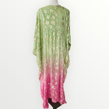 Lade das Bild in den Galerie-Viewer, Damen Boho Sommer Ibiza Kaftan Kleid mit Goldprint
