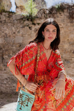 Afbeelding in Gallery-weergave laden, Piti Cuiti Maxikleid mit Blumen Mustern