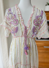 Afbeelding in Gallery-weergave laden, Damen Besticktes Boho Maxikleid