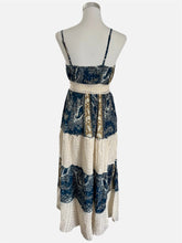 Carica l'immagine nel visualizzatore di Gallery, Damen Boho Sommer Seide Maxikleid