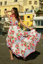 Carica l'immagine nel visualizzatore di Gallery, Antica Sartoria rückenfreies Boho Maxikleid