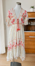Afbeelding in Gallery-weergave laden, Damen Besticktes Boho Maxikleid
