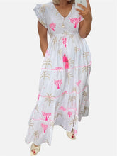 Lade das Bild in den Galerie-Viewer, Damen Sommer Boho Maxikleid