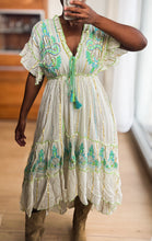 Afbeelding in Gallery-weergave laden, Damen Besticktes Boho Maxikleid