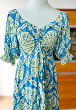 Afbeelding in Gallery-weergave laden, Damen Boho Seide Maxikleid