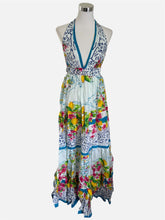 Carica l'immagine nel visualizzatore di Gallery, Antica Sartoria rückenfreies Boho Maxikleid