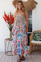 Lade das Bild in den Galerie-Viewer, Damen Boho Sommer Maxikleid aus Viskose