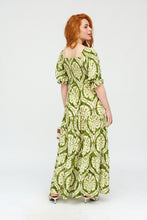 Afbeelding in Gallery-weergave laden, Damen Boho Seide Maxikleid