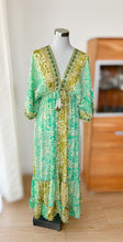 Afbeelding in Gallery-weergave laden, Damen Boho Sommer Seide Maxikleid