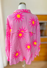 Afbeelding in Gallery-weergave laden, Damen Musselin Hemd Sonne Pink