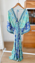 Afbeelding in Gallery-weergave laden, Damen Boho Sommer Seide Maxikleid