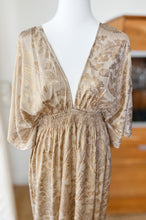 Carica l'immagine nel visualizzatore di Gallery, Damen Sommer Seide Boho Maxikleid