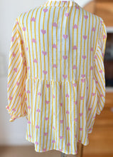 Afbeelding in Gallery-weergave laden, Musselin Herz Bluse Made in Italy