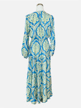 Lade das Bild in den Galerie-Viewer, Damen Sommer Boho Seide Maxikleid
