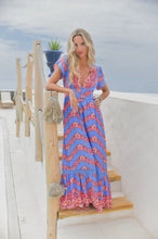 Afbeelding in Gallery-weergave laden, Damen Boho Sommer Maxikleid mit Blumenmuster - Jaase