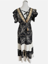 Carica l'immagine nel visualizzatore di Gallery, Damen Boho Sommer Seide Maxikleid