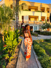 Afbeelding in Gallery-weergave laden, Damen Sommer Kurzes Top und Hose mit Blumenprint