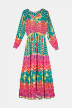 Afbeelding in Gallery-weergave laden, Piti Cuiti Ibiza Boho Maxikleid mit Blumen Muster