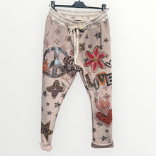 Afbeelding in Gallery-weergave laden, Damen Herbst Winter Jogginghose - Made in Italy