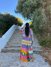 Lade das Bild in den Galerie-Viewer, Gold & Silver Cuba Sommer Maxikleid