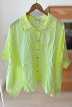 Afbeelding in Gallery-weergave laden, Damen Oversized Bluse Made in Italy