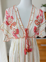 Afbeelding in Gallery-weergave laden, Damen Besticktes Boho Maxikleid