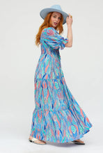 Afbeelding in Gallery-weergave laden, Damen Boho Seide Maxikleid