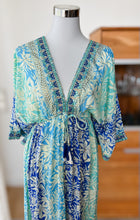 Afbeelding in Gallery-weergave laden, Damen Boho Sommer Seide Maxikleid